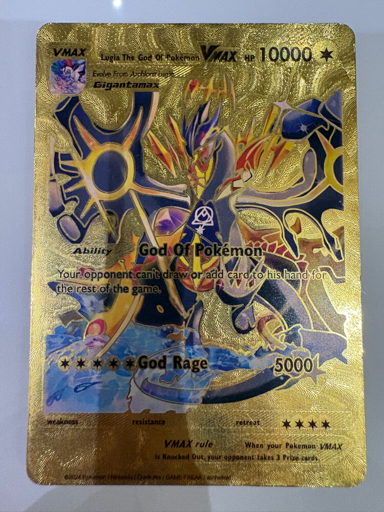 Lugia the God of Pokémon VMAX - 1