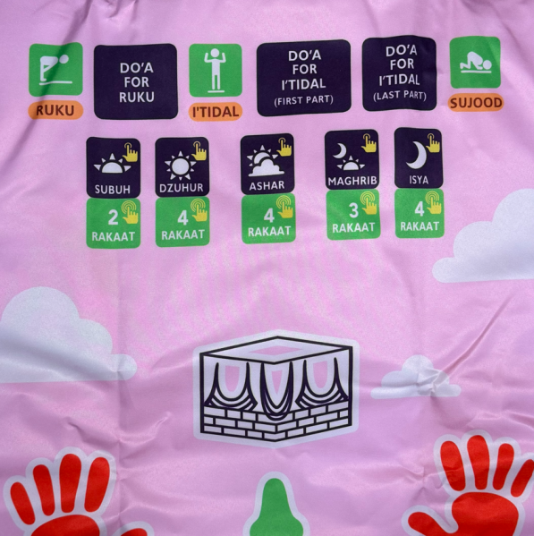 Educational Prayer Mat for Kids - 4