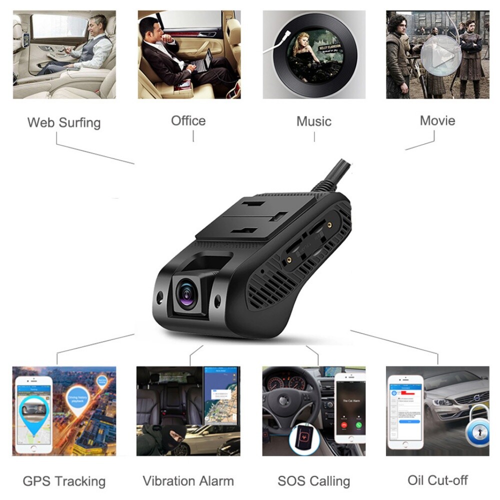 jimi JC400p 4G dashcam dual cam - 3