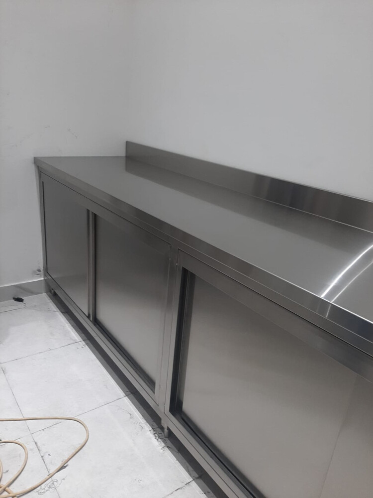stainless steel kitchen cabinets  - 19