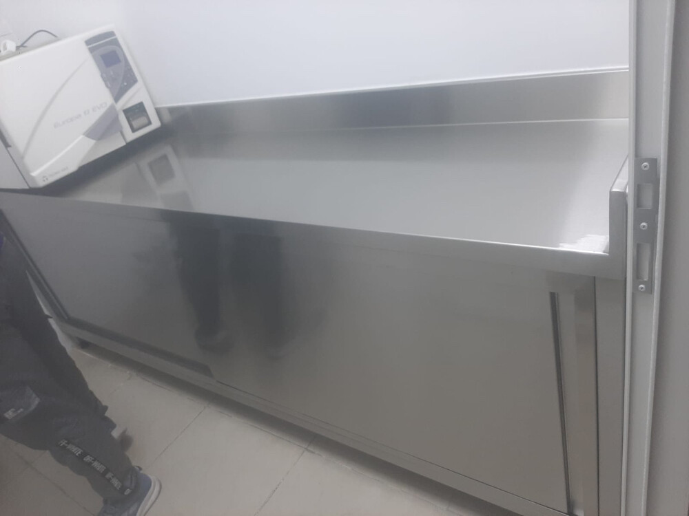 stainless steel kitchen cabinets  - 8