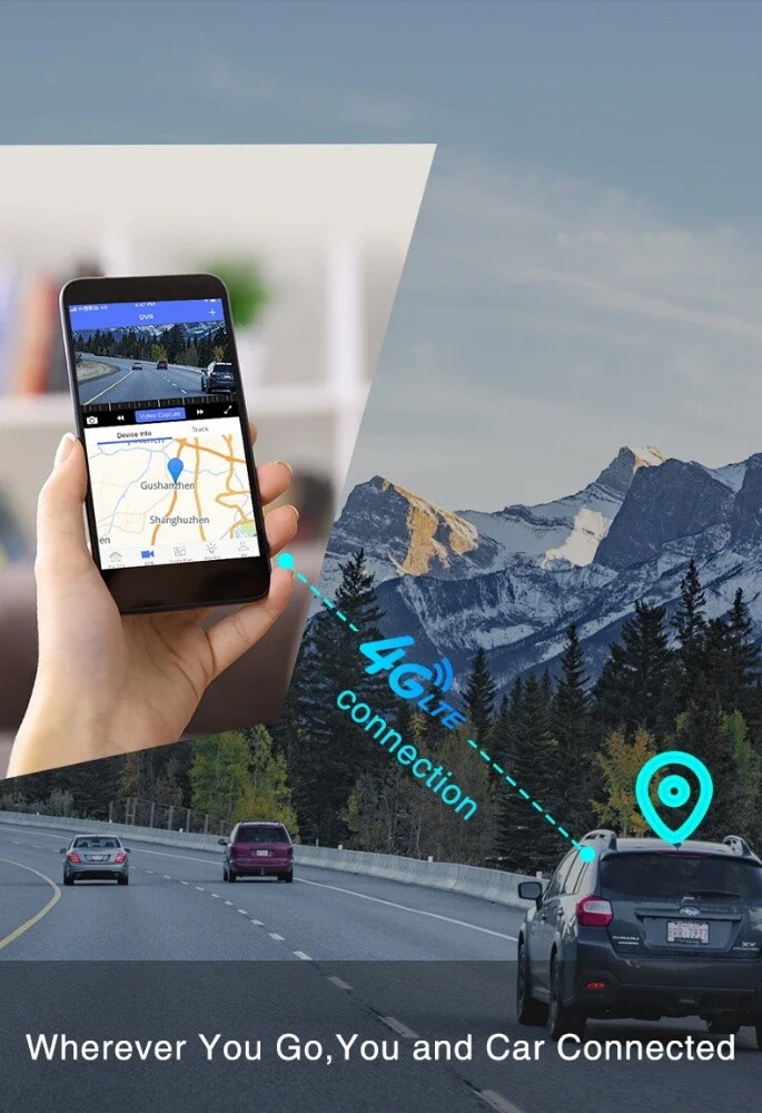 jc400p  4g dashcam GPS Audio Live - 6