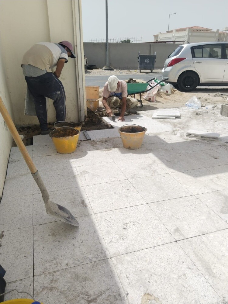 أعمال السيراميك وبلاط الحوش - 28