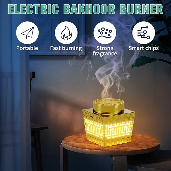 Incense Bakhoor Burner with Quran - 5