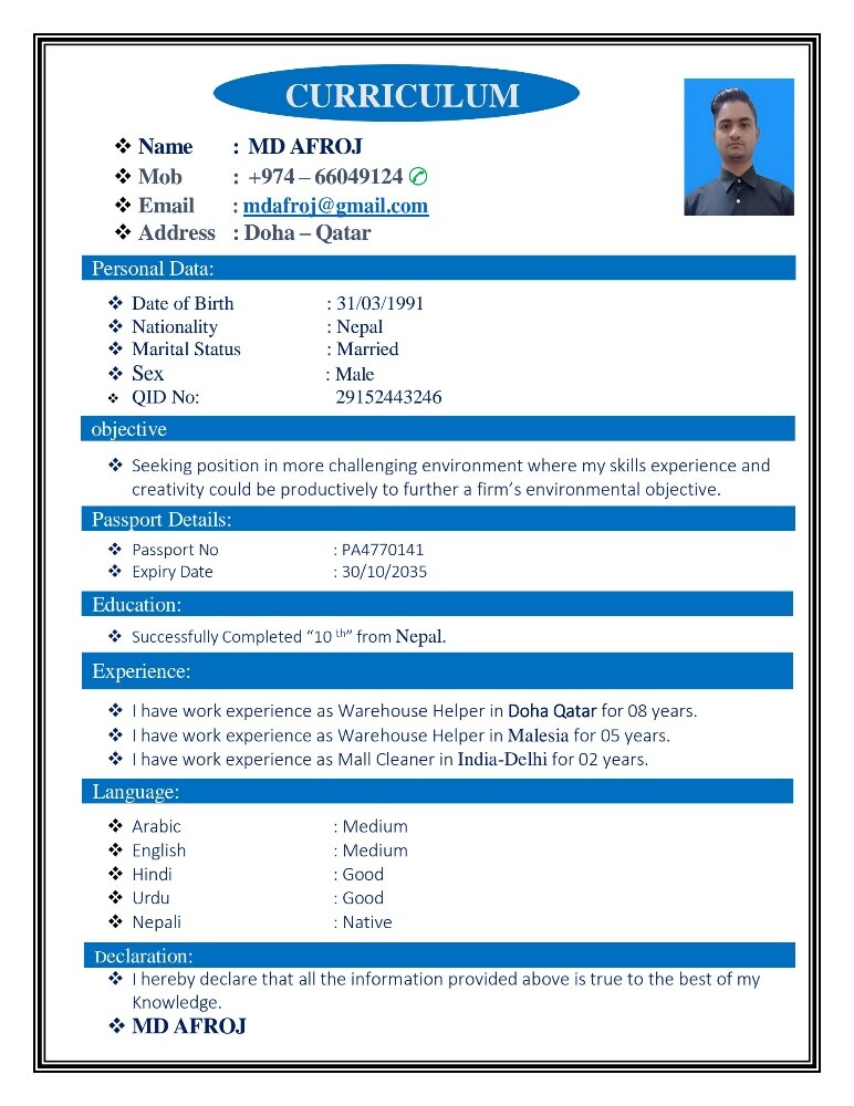 MD AFROJ - 1