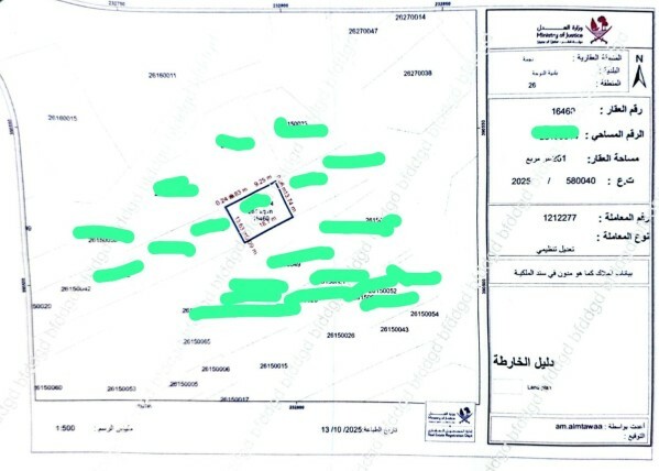 للاستثمار ارض عمارات 261م - 1