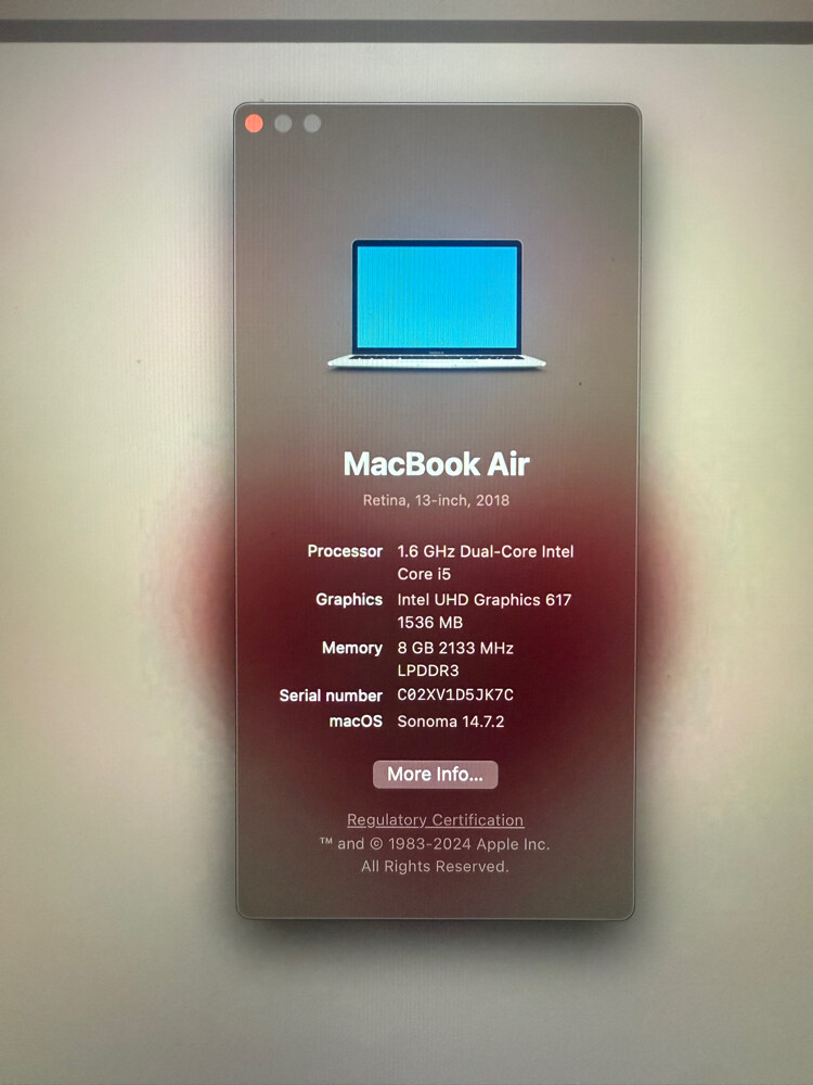 MacBook Air 13” 2018 - 2