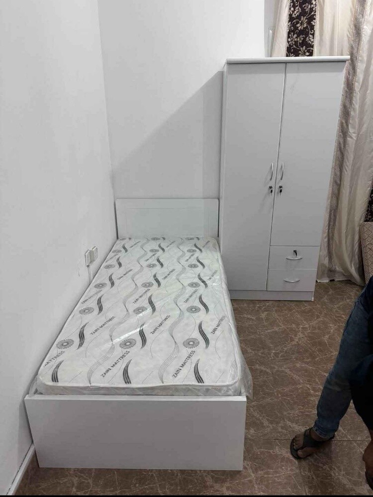 new wooden single bedroom set - 7