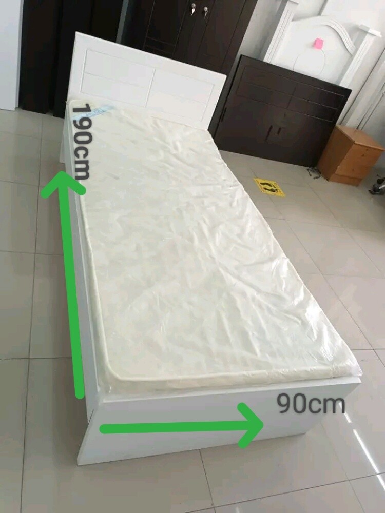 wooden single bed sale - 2