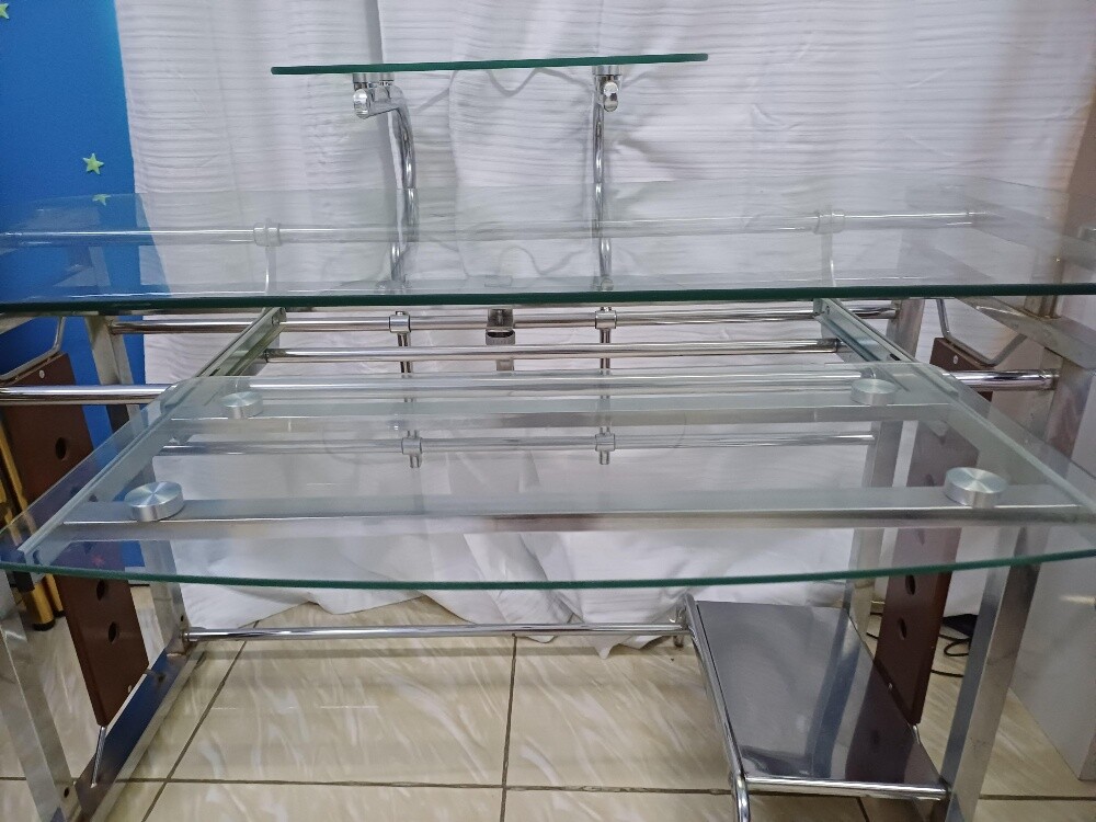 Modern Glass Study Table - 1