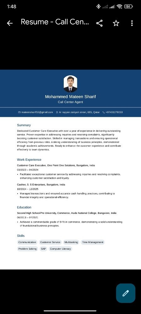 mohammed mateen Sharif - 1