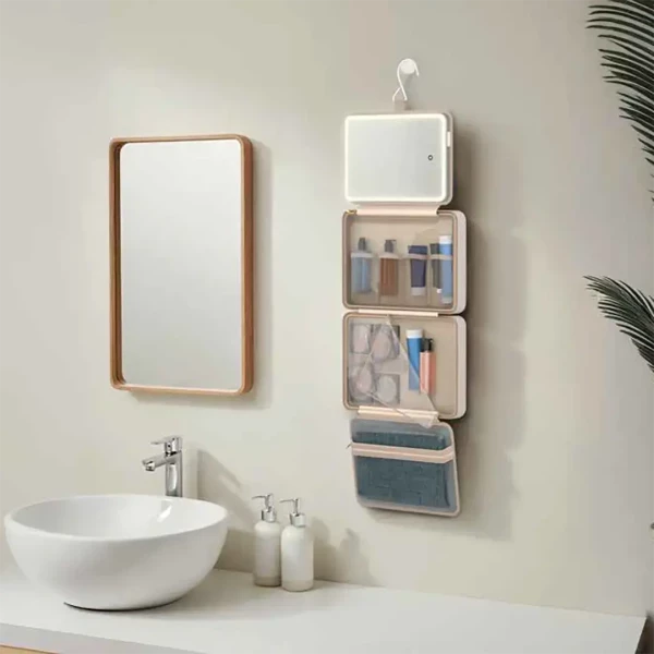 Travel Makeup Case Mirror & Hook - 2
