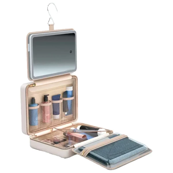 Travel Makeup Case Mirror & Hook - 1
