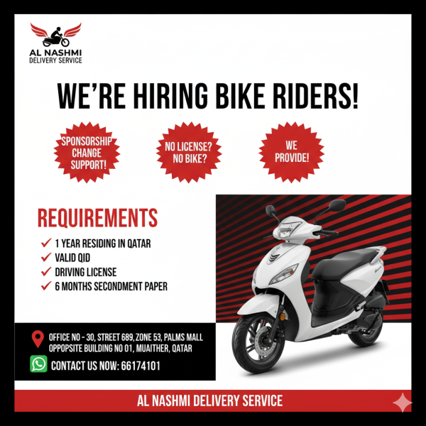 Need Driver And Rider For Snoonu - 4