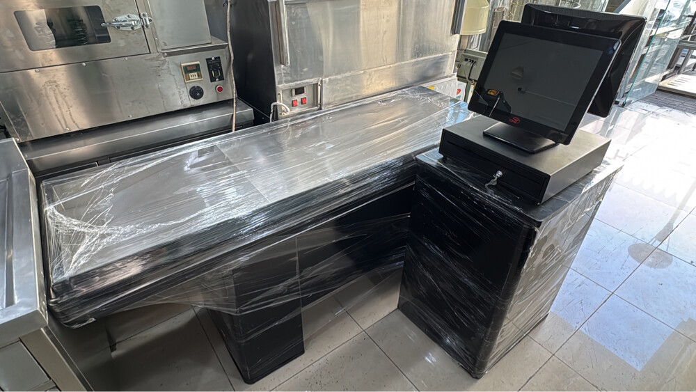 Pos system with cashier table - 2