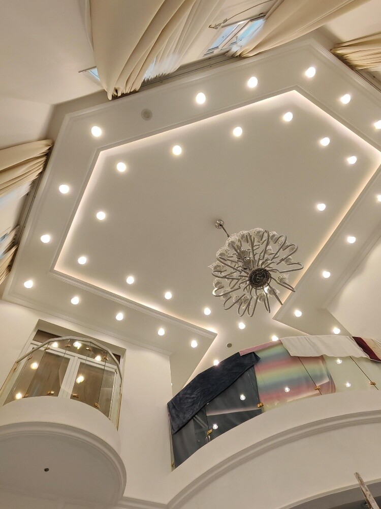 gypsum paint tiles setting - 23