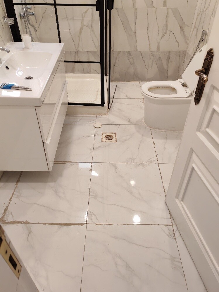 gypsum paint tiles setting - 27