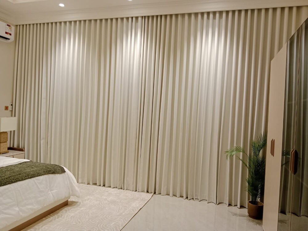 Linen wave curtain - 2