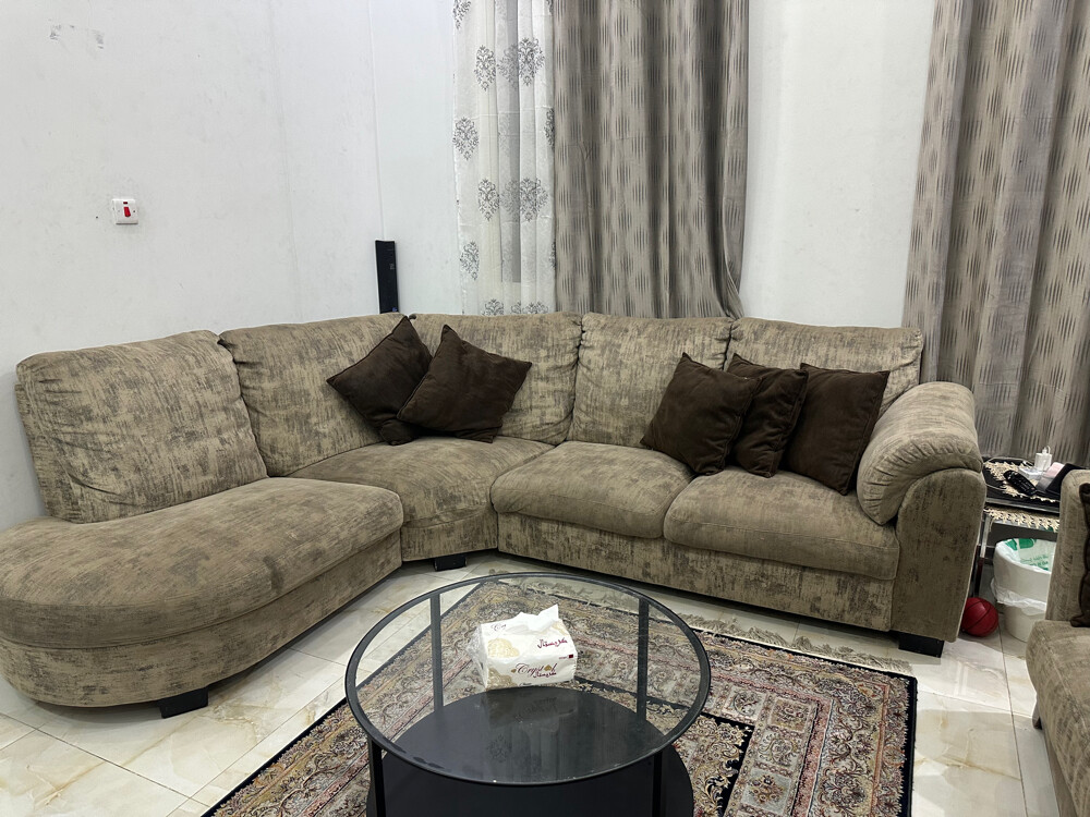 sofa l shap with sofa 3seats - 4