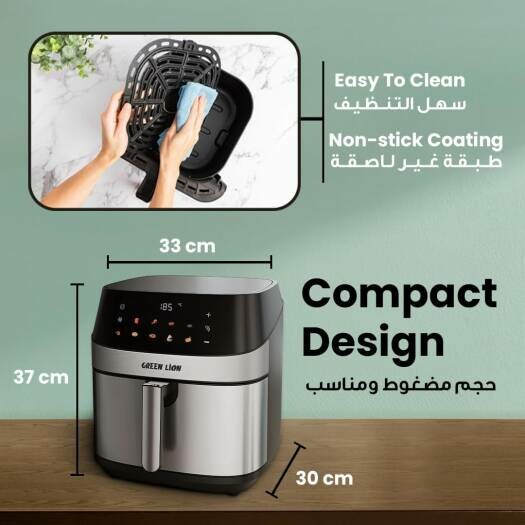 Deluxe Air Fryer 2200W  8L - 6