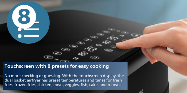 Philips Dual Basket AirFryer XXL - 10