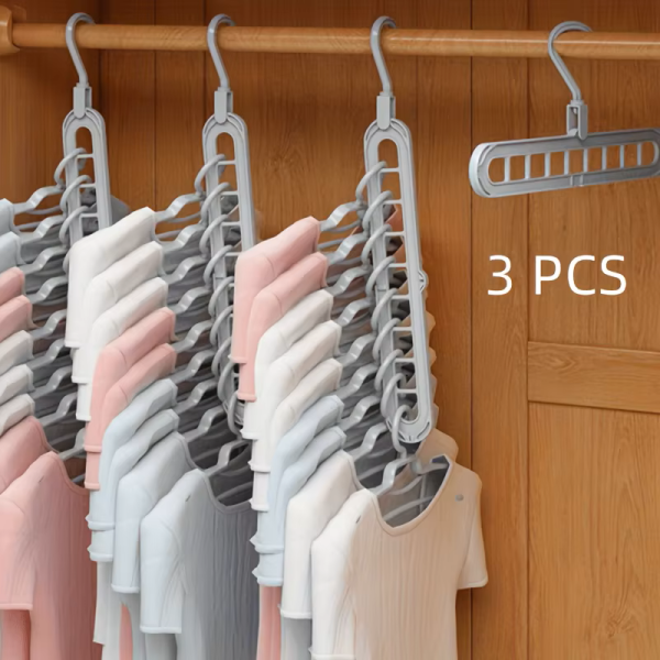 3PCS Plastic 9Hole Hanger - 5