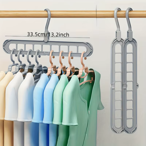 3PCS Plastic 9Hole Hanger - 6