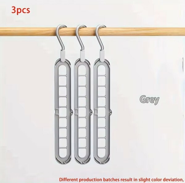 3PCS Plastic 9Hole Hanger - 2