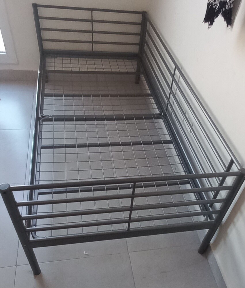 ikea single bed frame metal - 4