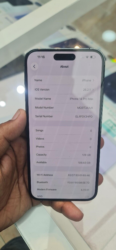 iphone 14 pro max 128  battery 92 - 3