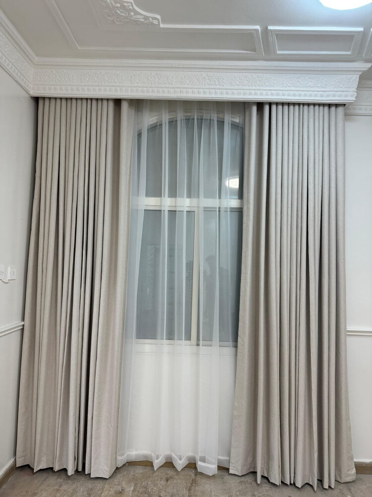curtain and sofa - 8