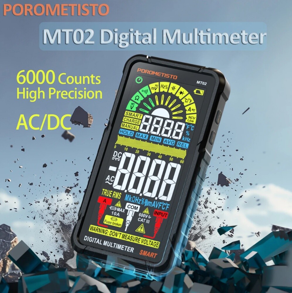 Smart Screen Multimeter Mt02 - 4