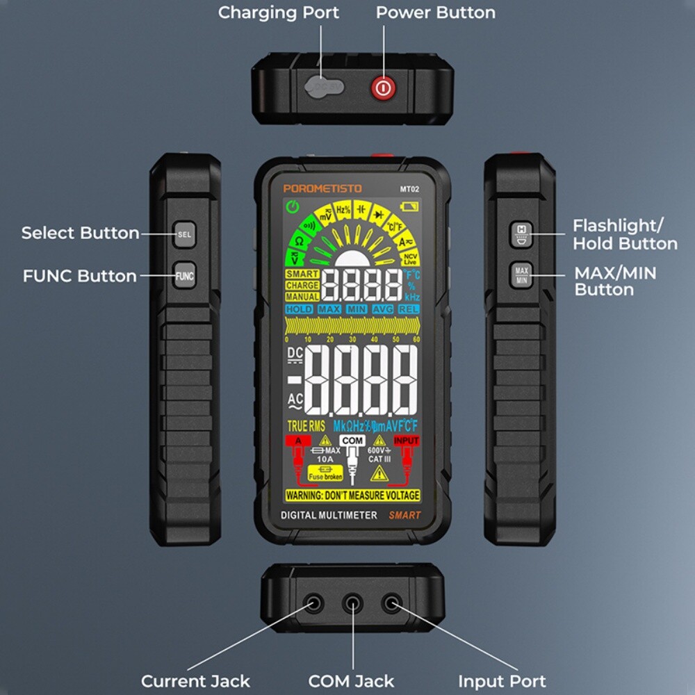 Smart Screen Multimeter Mt02 - 7