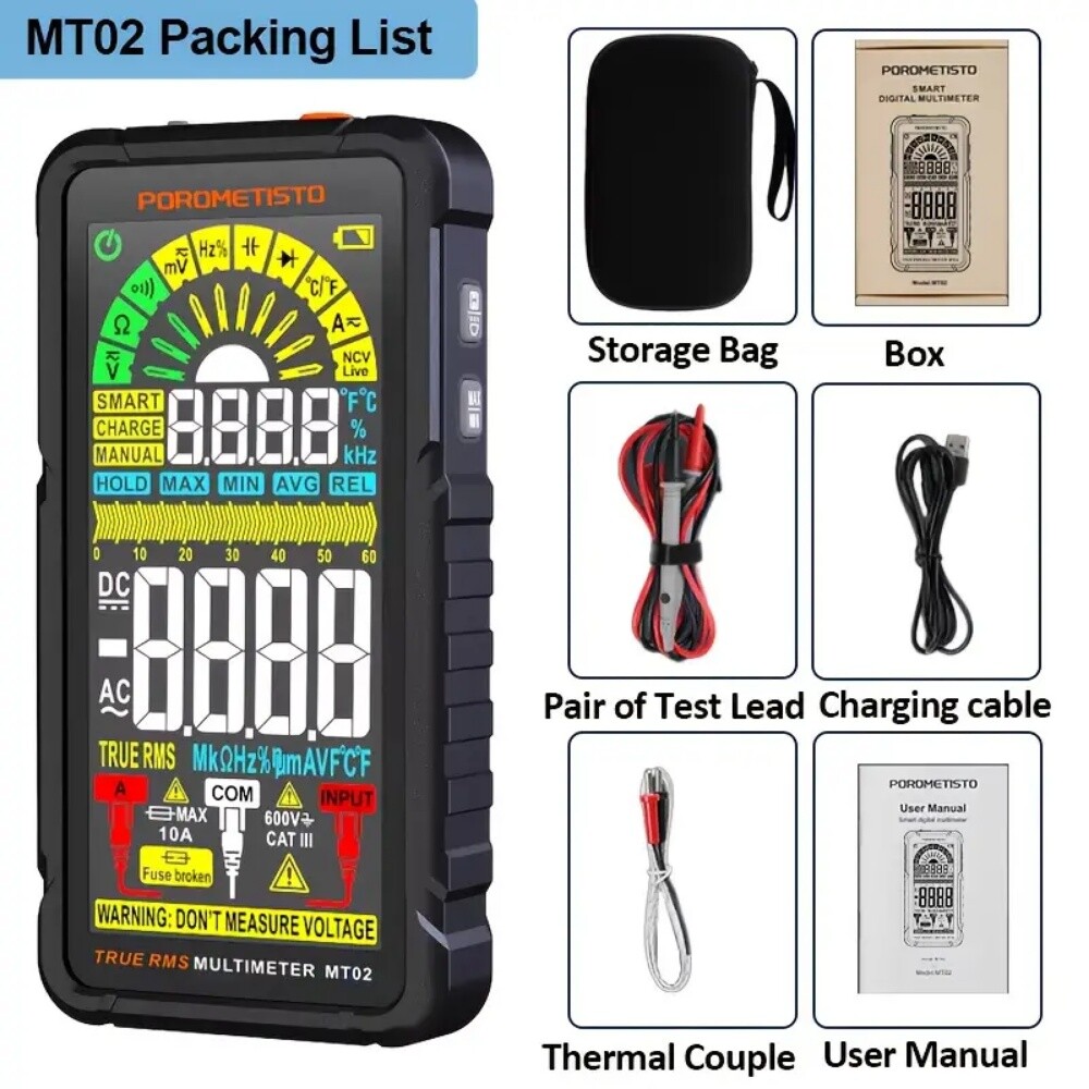 Smart Screen Multimeter Mt02 - 2