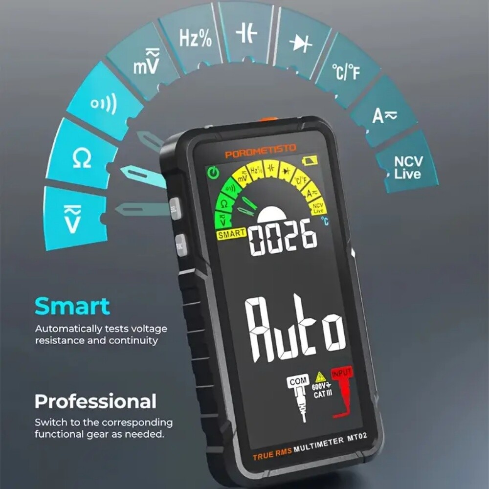 Smart Screen Multimeter Mt02 - 9