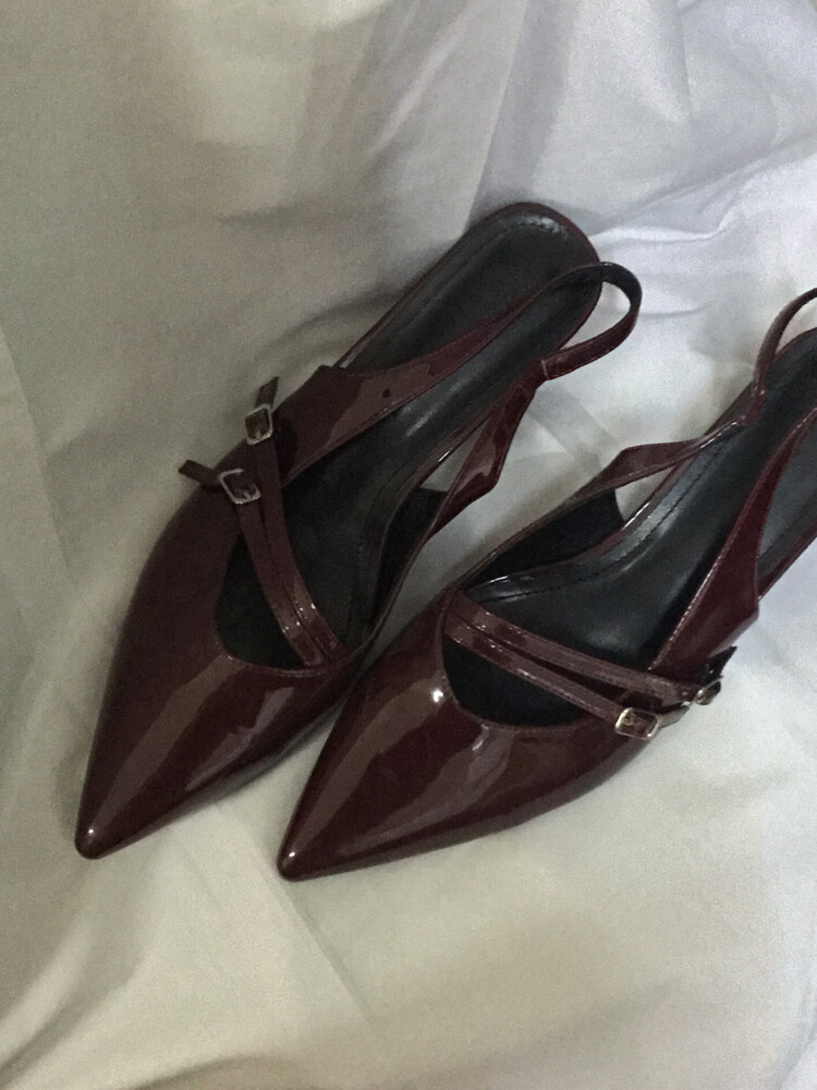 Burgundy Heels - 1