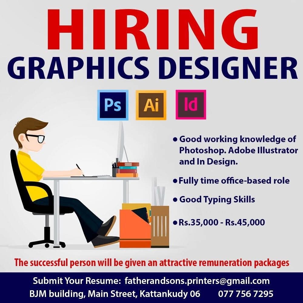 Graphic Designer and Data Entry S - 20