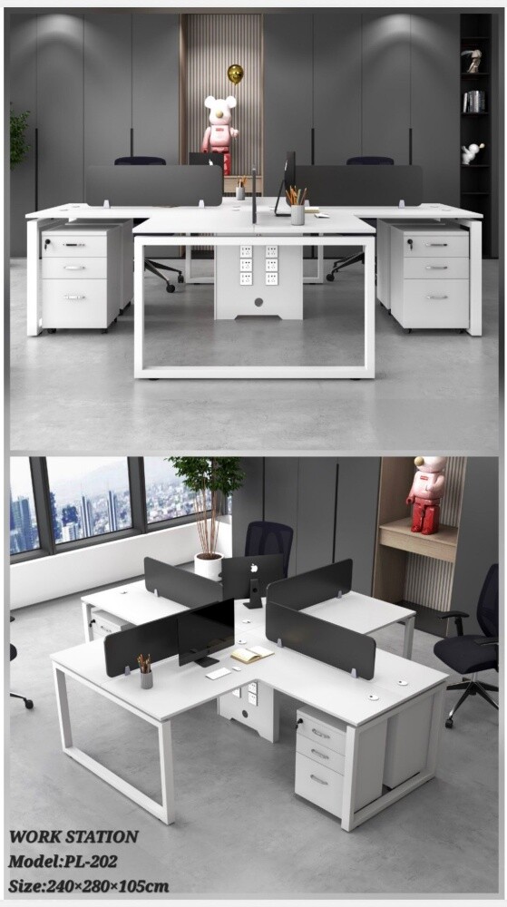 workstation desk (1,2,4 person) - 2