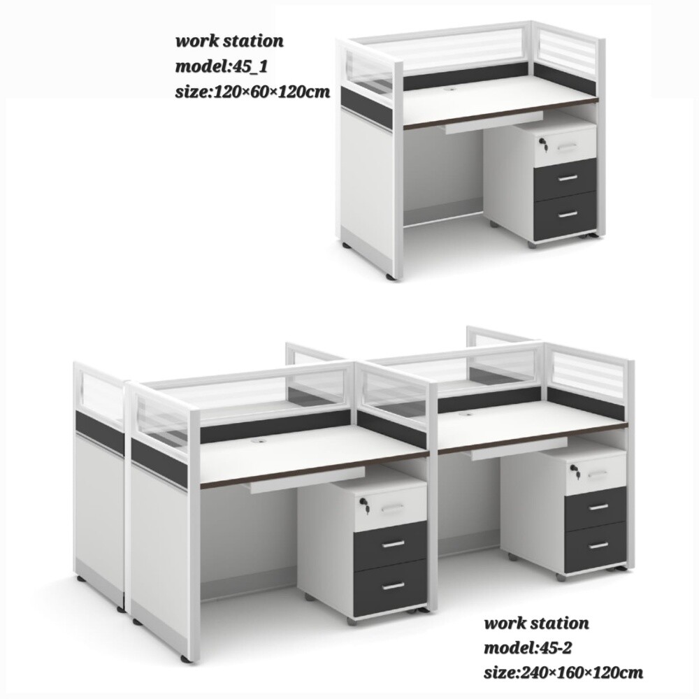 workstation desk (1,2,4 person) - 3