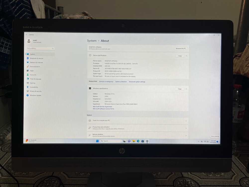 Hp All in one computer  - 3