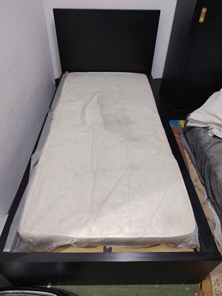ikea bed with Mattras - 2