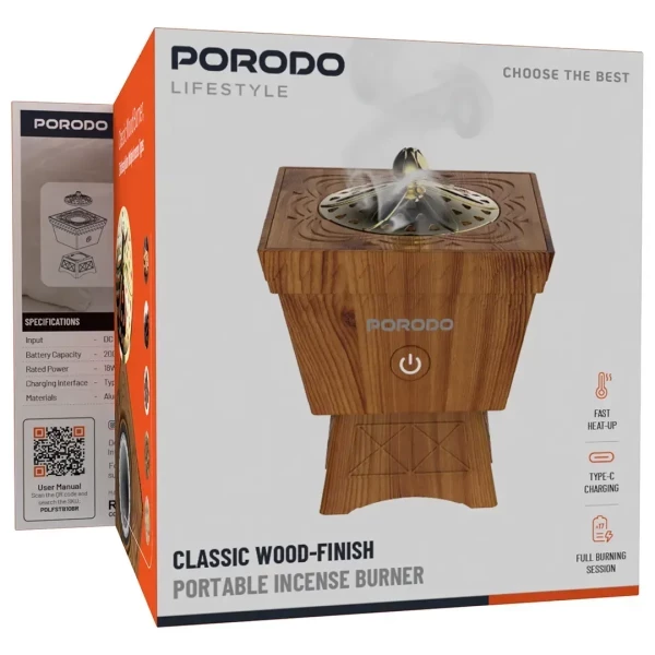 Porodo Portable Incense Burner - 3