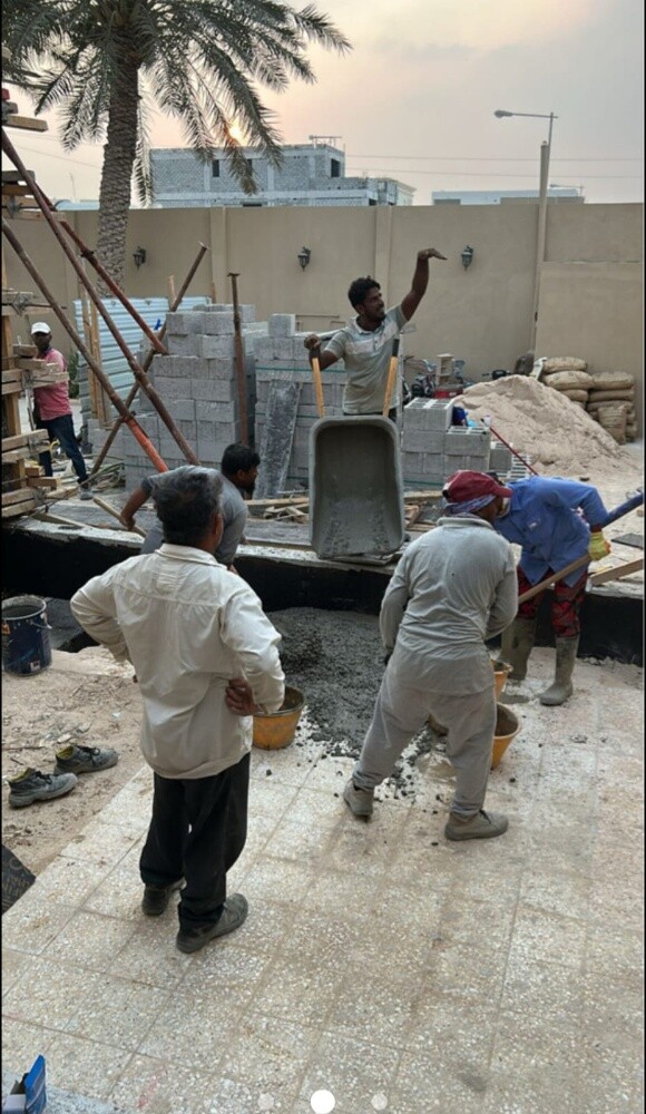 اعمال البناء والتشطيب للفلل والمن - 9