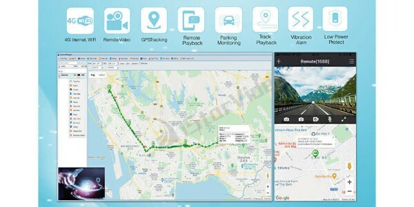 4G 4K car dash camera GPS Audio - 7