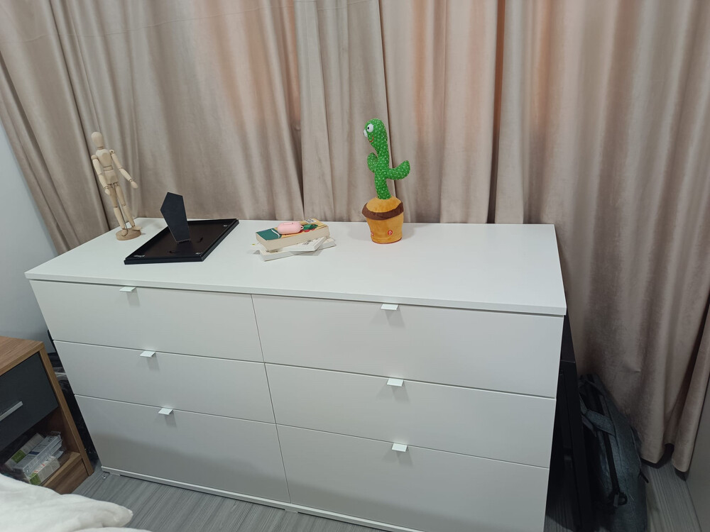 white cabinet - 1