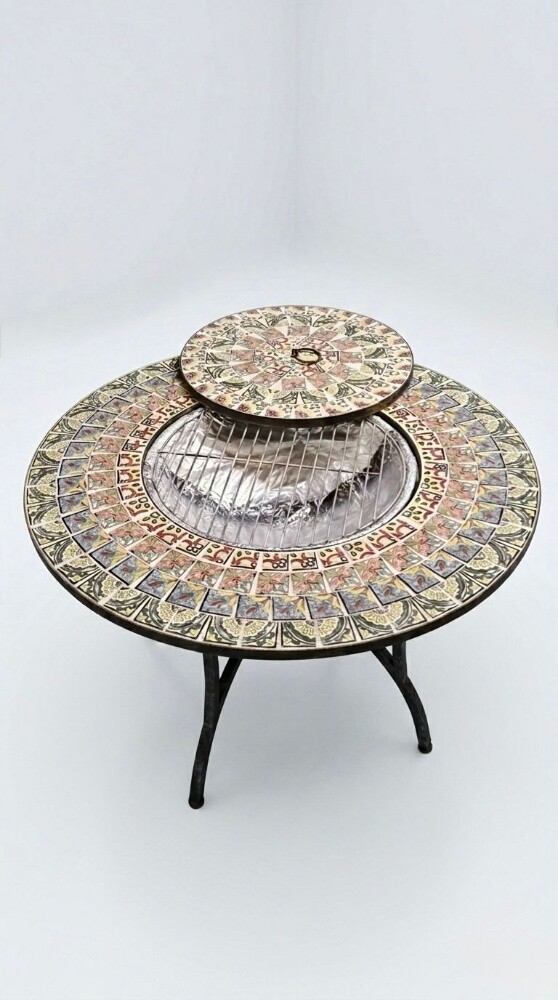 Table with fireplace - 2