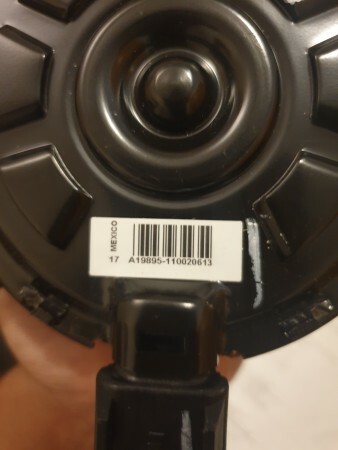 GM OEM engine cooling fan motor - 1
