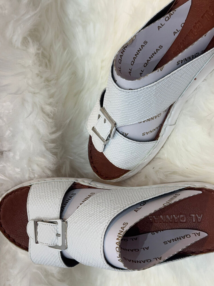 QANNAS Men’s Sandals – White - 1