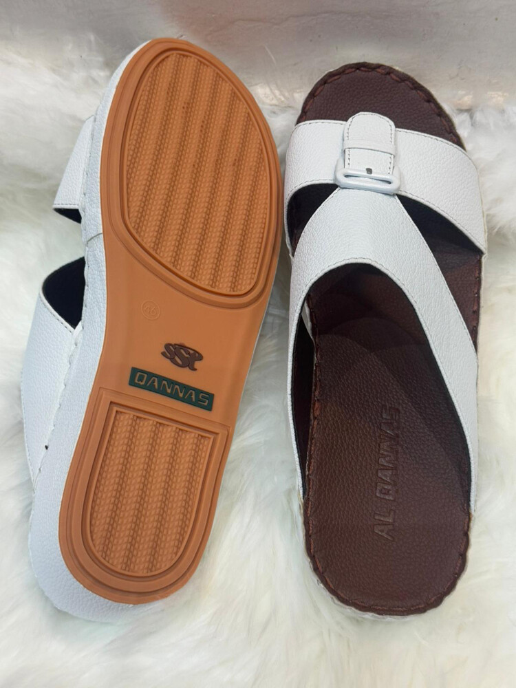 QANNAS Men’s Sandals – White - 2
