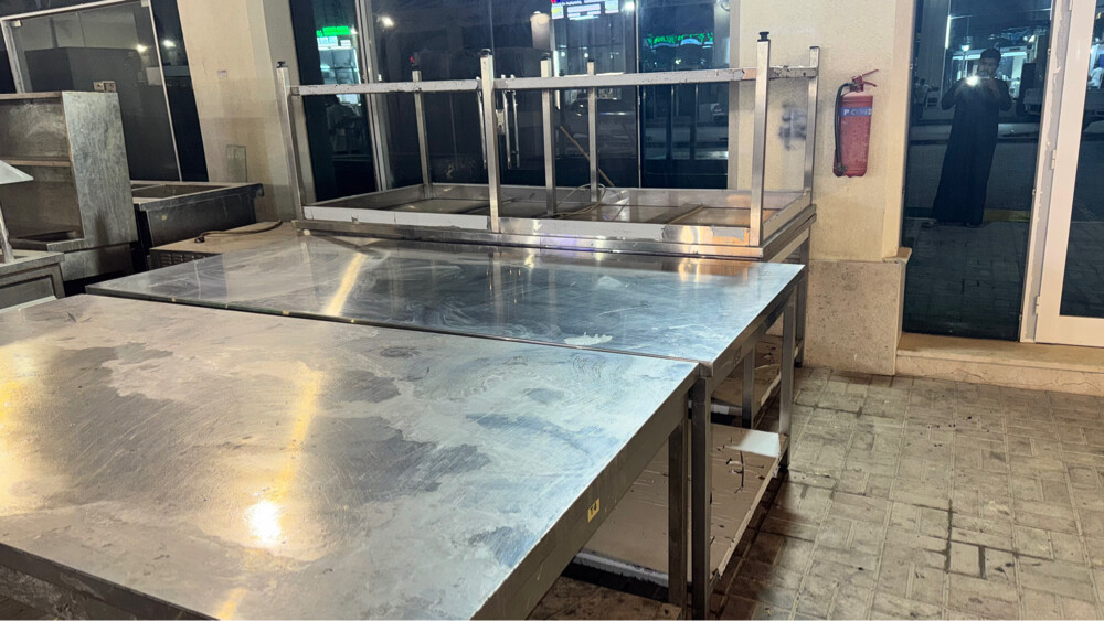 Steel table - 1